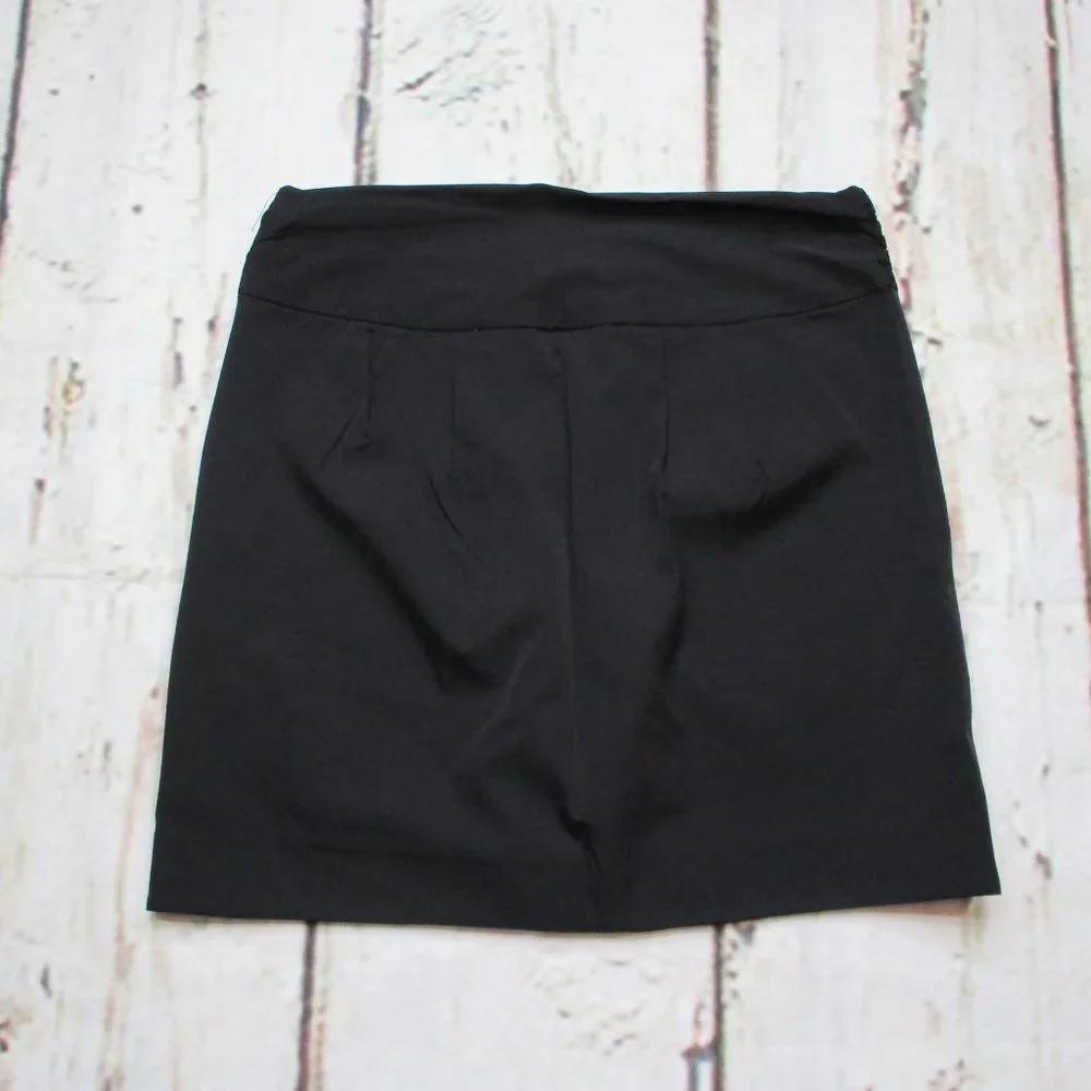 Banana Republic Mid Rise Little Black Skirt - Picture 2 of 6